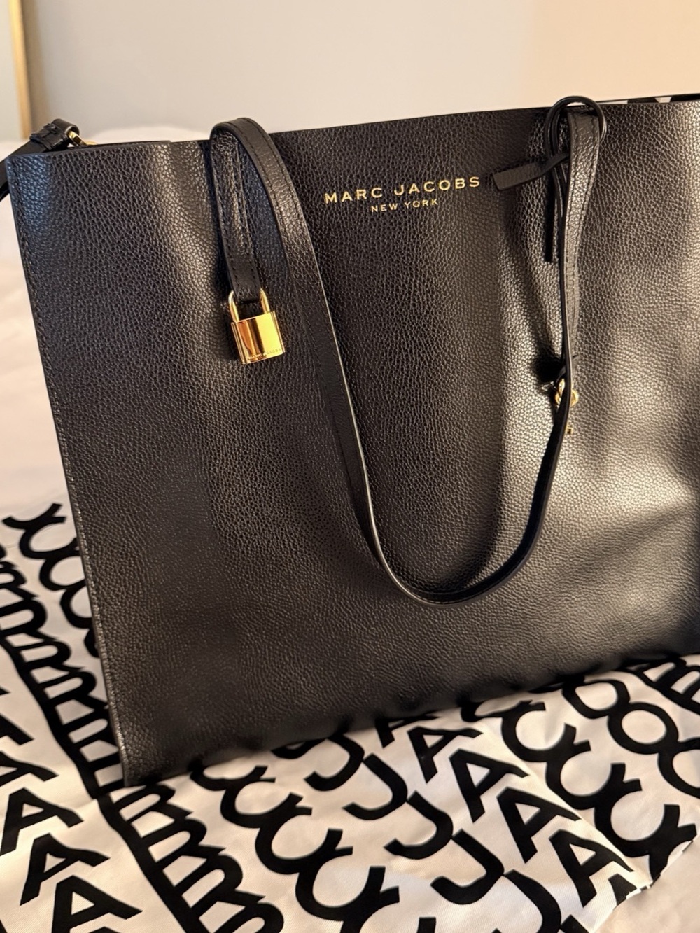 Authentic Marc Jacobs “The Grind” black tote